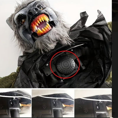 Decoración Hombre Lobo (Realista y Sonido)
