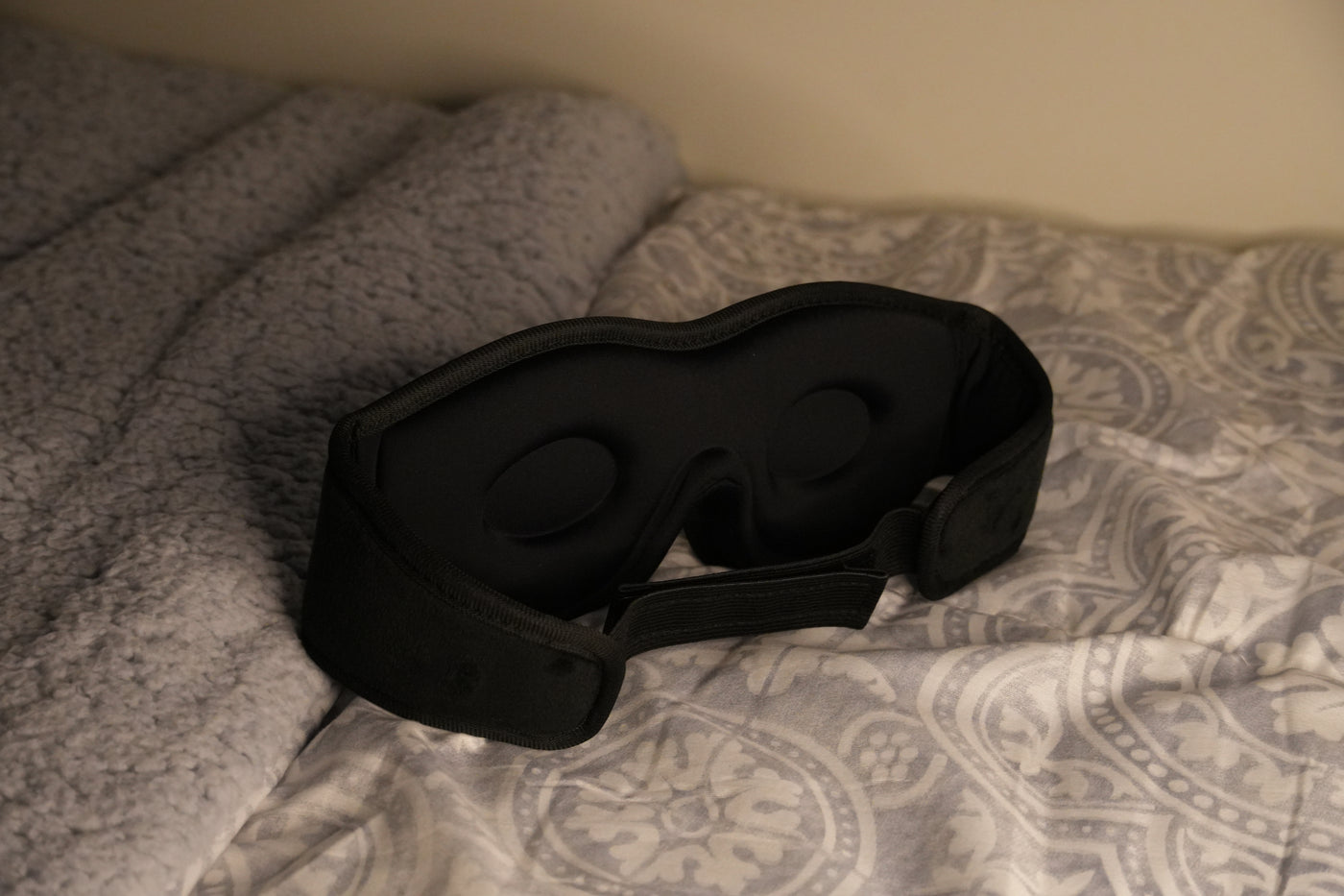 Antifaz con auriculares Bluetooth 3D para música,