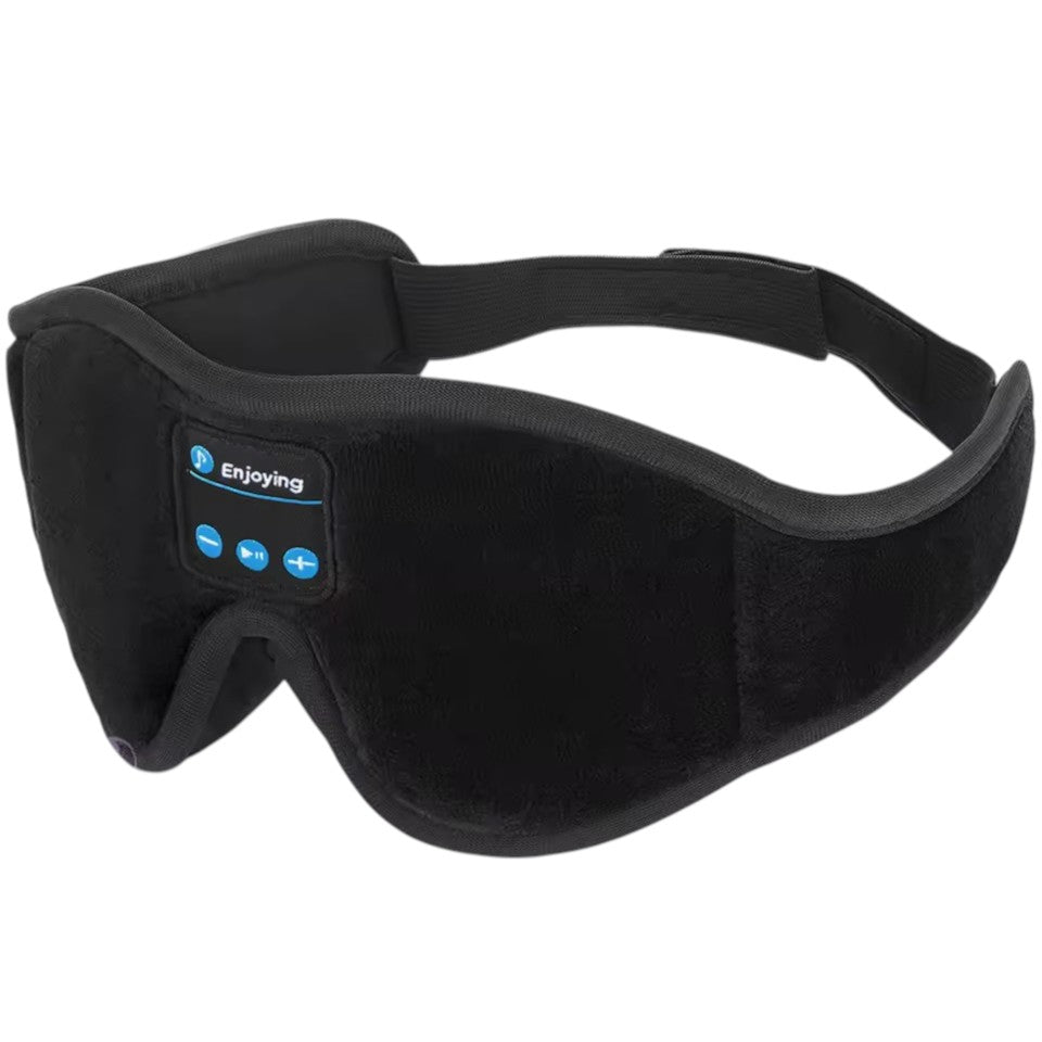 Antifaz con auriculares Bluetooth 3D para música,