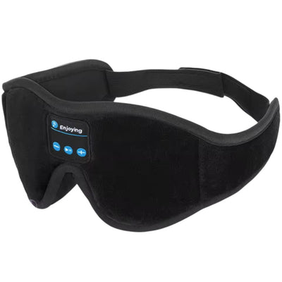 Antifaz con auriculares Bluetooth 3D para música,