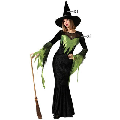Disfraz de Bruja Verde
